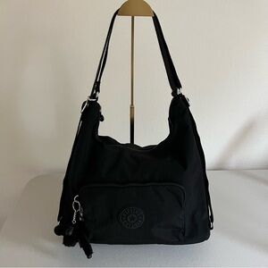 NWOT - Kipling Yenna Convertible Shoulder Bag Backpack in Black Noir